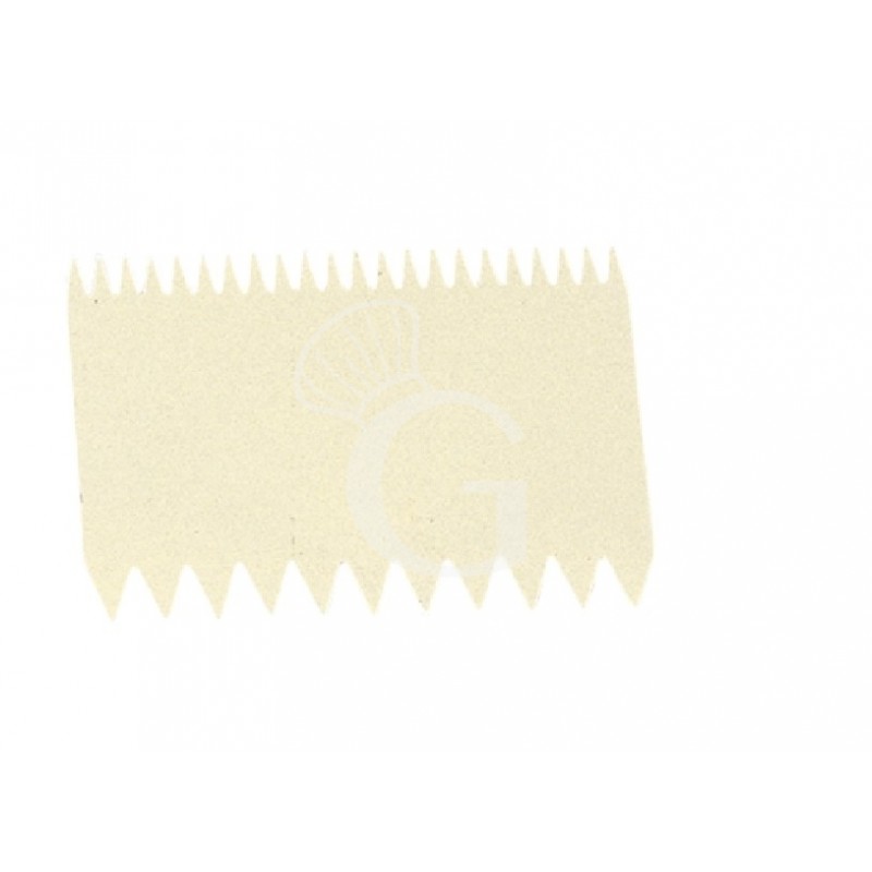 Teig- und Dekorschaber aus Polypropylen B 110 mm x H 125 mm Teig- und Dekorschaber aus Polypropylen B 110 mm x H 125 mm