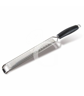 Duo Reibe, lang, Edelstahl, mit Griff, 2 Reibflächen, L 390 mm