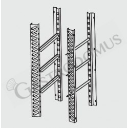 copy of Coppia guide inox a "L" per armadi frigo 700/1400 litri