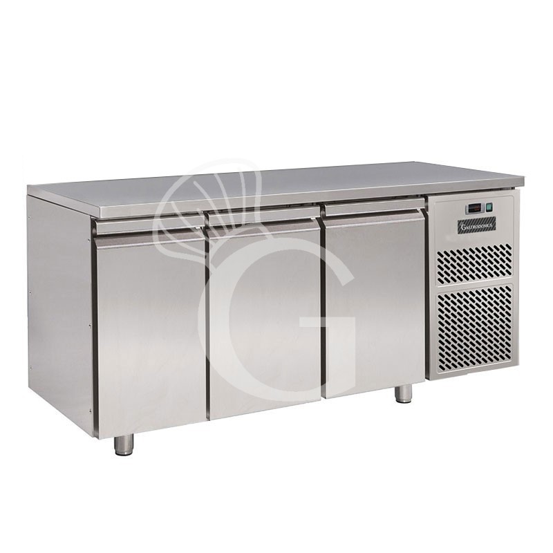 Tiefkühltisch, 3-türig, T 600 mm, -18°C/-22°C , Energieklasse G