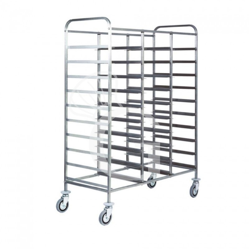 Tablettwagen/Gastronormwagen, 33 GN 1/1 Tabletts, B 1175 mm x T 620 mm x H 1525 mm