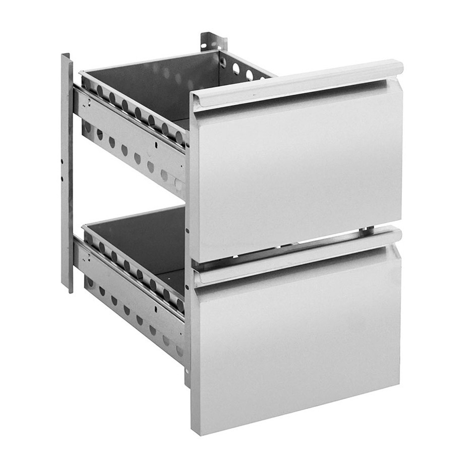 Ergänzungsset mit 2 Schubladen, für Kühltische