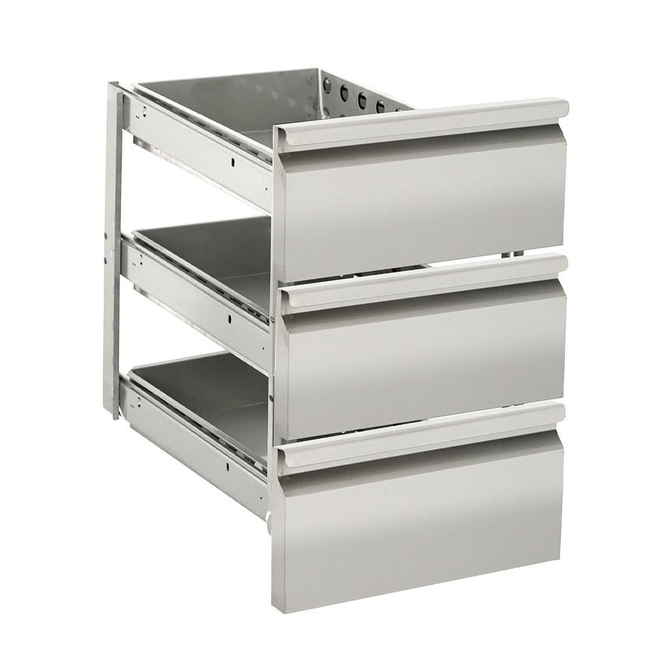 Ergänzungsset mit 3 Schubladen, für Kühltische