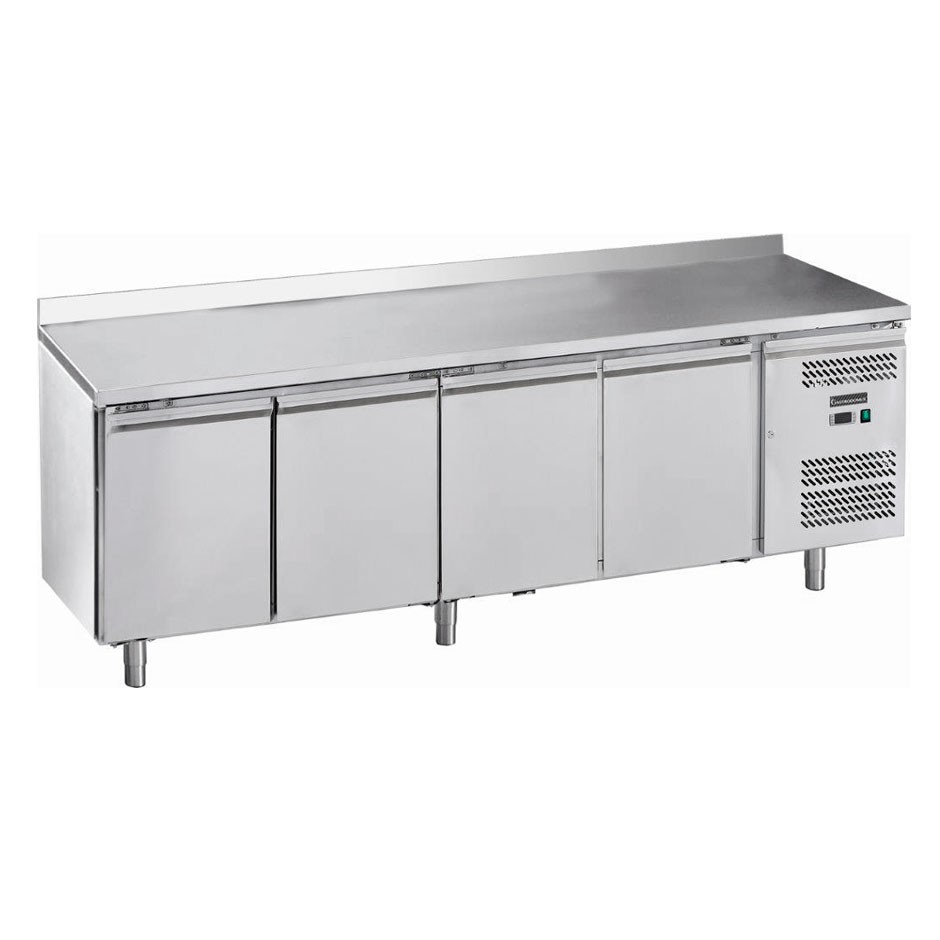 Kühltisch mit 4 Türen Aufsatz Tiefe 700 mm -2°C/+8°C