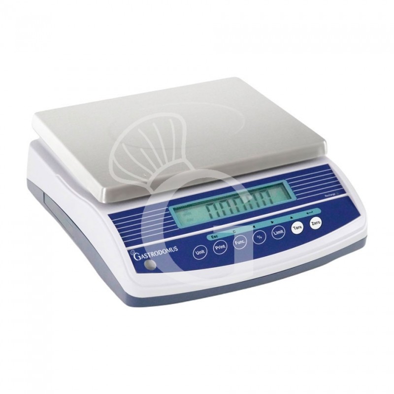 Kontrollwaage, Tragkraft: 15 kg, Präzision auf bis zu 0,5 g, B 340 mm x T 320 mm x H 125 mm