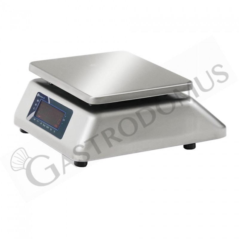 Kontrollwaage, Tragkraft: 6 kg, beidseitiges Display, Präzision auf bis zu 0,5 g, B 290 mm x T 240 mm x H 110 mm
