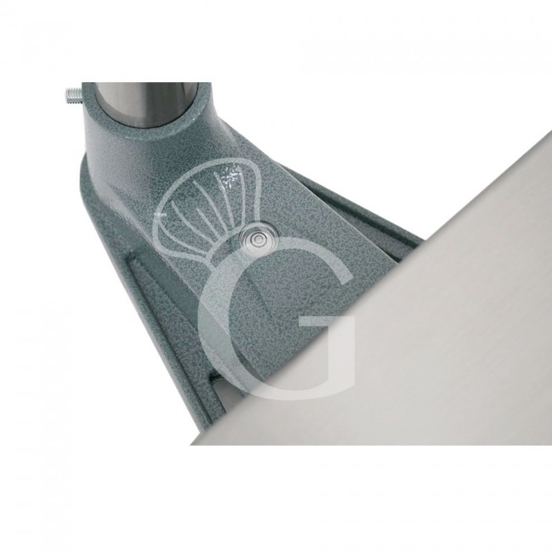 Plattformwaage mit Hochanzeige, einzellig, Tragkraft 60 kg, Präzision auf bis 5 g, B 420 mm x T 520 mm x H 900 mm