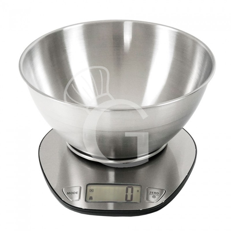 Küchenwaage, Tragkraft: 5 kg, Wiegeschüssel Ø 115 mm