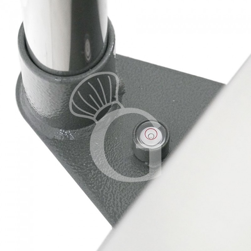 Industriewaage /Plattformwaage, Hochanzeige, einzellig, Tragkraft 30 kg,  Präzision auf bis 5 g, B 450 mm x T 350 mm x H 640 mm