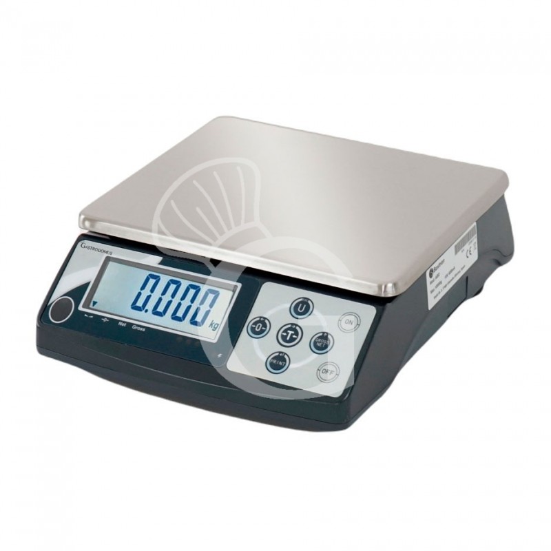 Kontrollwaage / Präzisionswaage, aus ABS, Tragkraft: 5 k, Präzision auf bis zu 1 g, B 245 mm x T 310 mm x H 95 mm