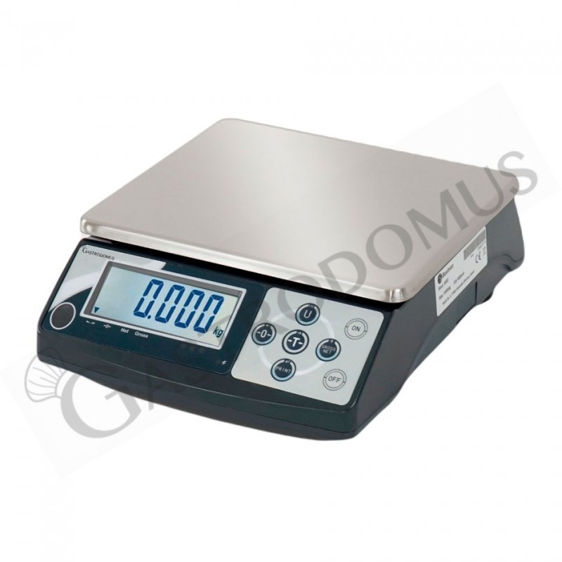 Kontrollwaage / Präzisionswaage, aus ABS, Tragkraft: 0,6 kg, Präzision auf bis zu 0,1 g, B 245 mm x T 310 mm x H 95 mm