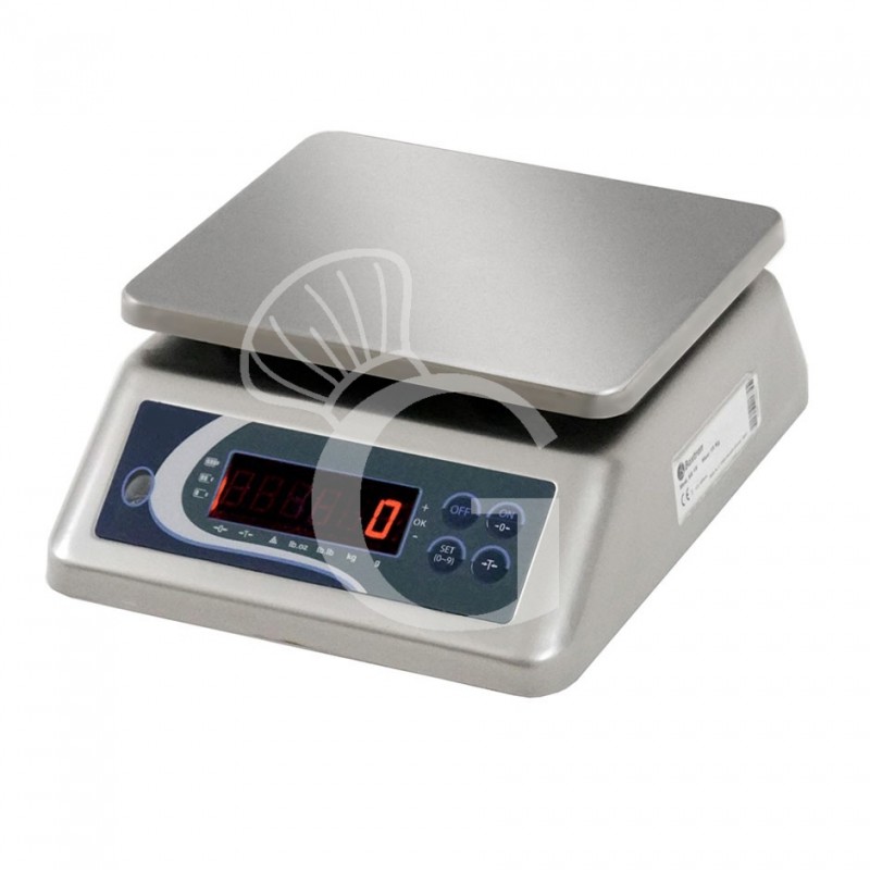 Kontrollwaage, Tragkraft: 15 kg, beidseitiges Display, Präzision auf bis zu 1 g, B 290 mm x T 240 mm x H 110 mm