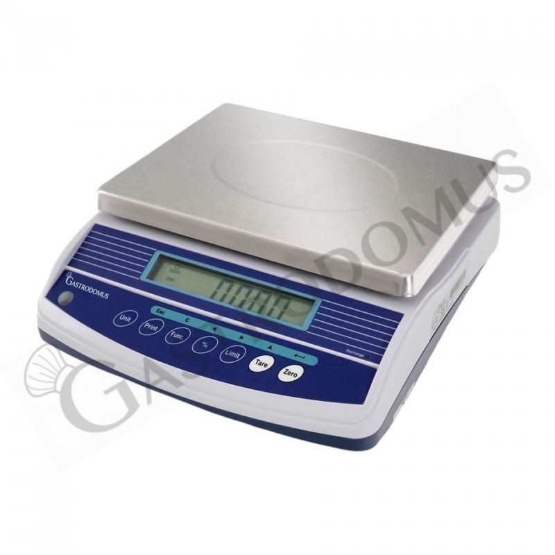 Kontrollwaage, Tragkraft: 6 kg, Präzision auf bis zu 0,2 g, B 340 mm x T 320 mm x H 125 mm