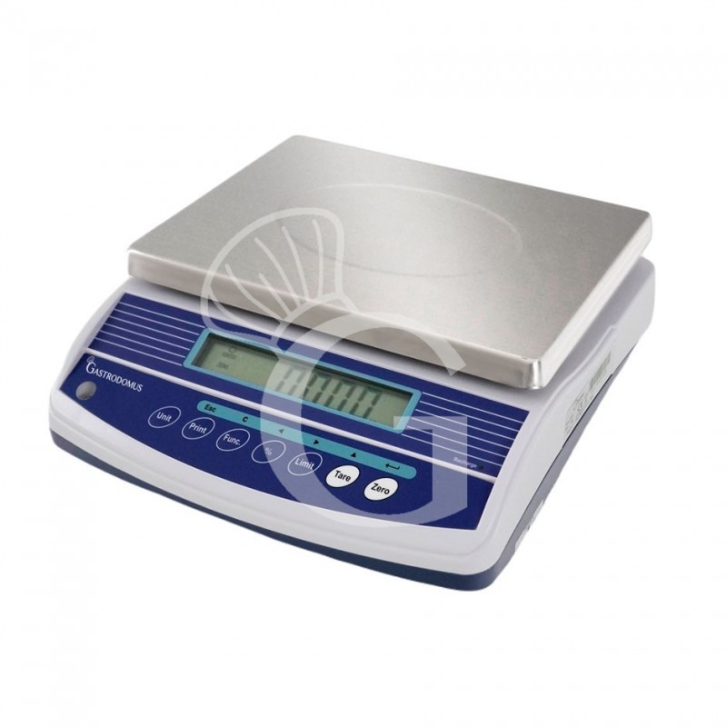 Kontrollwaage, Tragkraft: 15 kg, Präzision auf bis zu 0,5 g, B 340 mm x T 320 mm x H 125 mm
