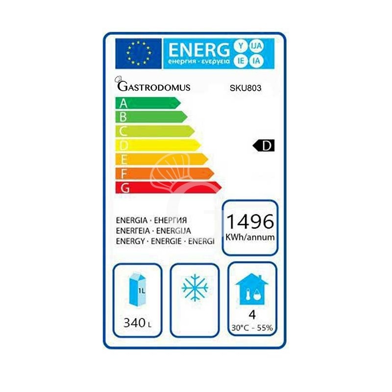 Kühltisch, 3-türig, Tiefe 800 mm, 0°C/+10°C, Motor auf der linken Seite