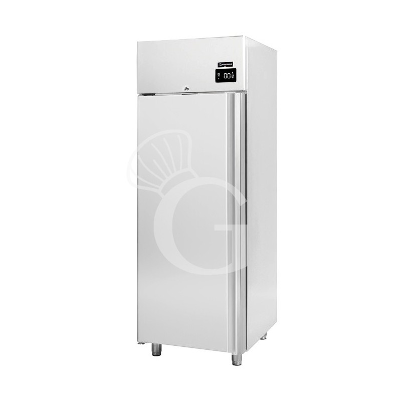Kühlschrank (700 Liter), Edelstahl, Umluftkühlung, Temperatur 0°C/+10°C, externer Motor Kühlschrank (700 Liter), Edelstahl, Umluftkühlung, Temperatur 0°C/+10°C, externer Motor