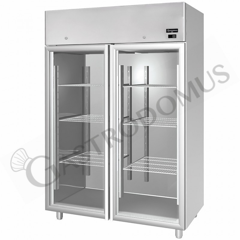 Kühlschrank (1200 Liter), Umluftkühlung, 2 Glastüren, Temperatur 0°C/+10°C, externer Motor