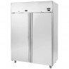 Kombinierter Kühlschrank (1400 Liter), Edelstahl, Umluftkühlung, 2-türig, doppelte Temperatur 0°C/+10°C, Energieklasse G