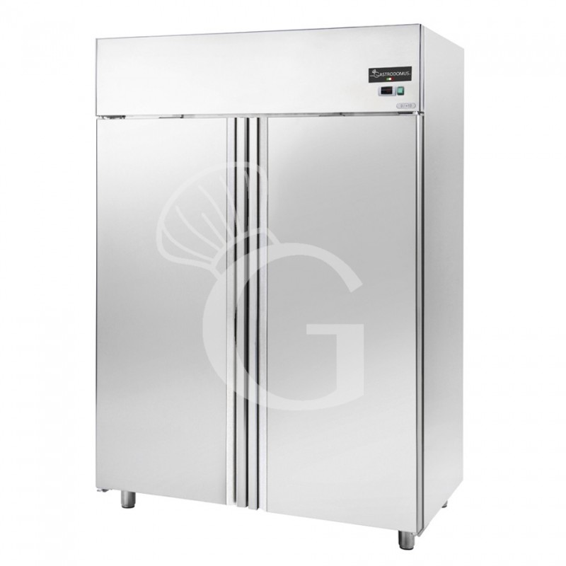 Tiefkühlschrank (1200 Liter), Edelstahl, Umluftkühlung, 2-türig, -18°C/-22°C, Energieklasse G