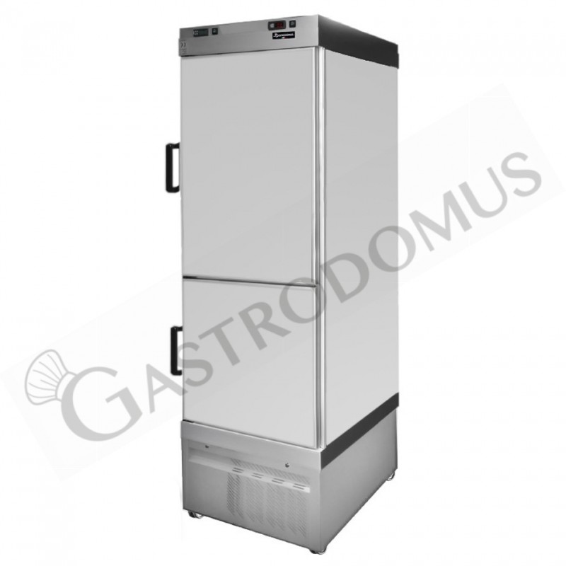 Speiseeis/Eiscreme Tiefkühlschrank (620 L), Umluftkühlung, 2 Türen, 2 Kühlbereiche -25°C/+5°C + -40°C/-18°C