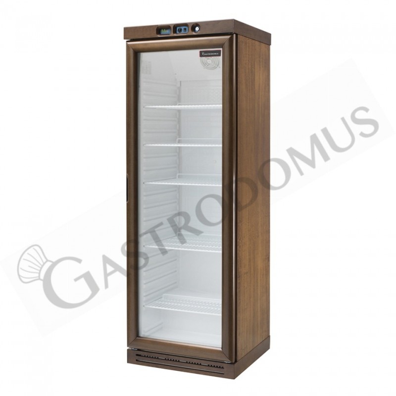 Weinklimaschrank (310 L), Holz, statisch, 6 fixe Fächer, 90 Flaschen, +18°C/+22°C