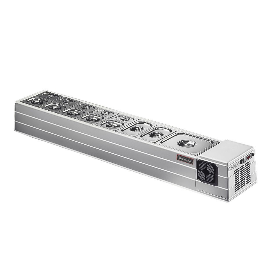 Kühlaufsatz, Tischmodell, +2/+10°C, B 1830 mm x T 330 mm x H 230 mm