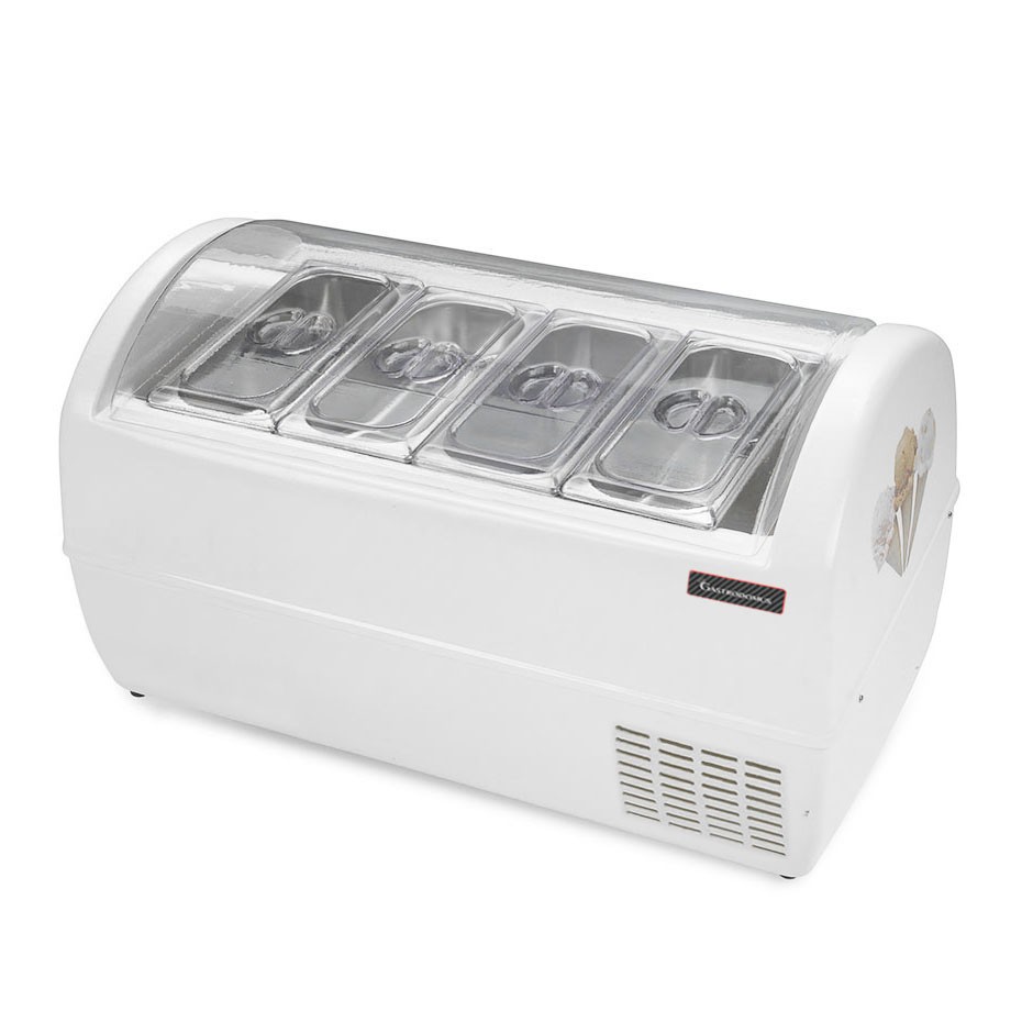 Tisch Eisvitrine, 0/-22°C, B 925 mm x T 505 mm x H 620 mm