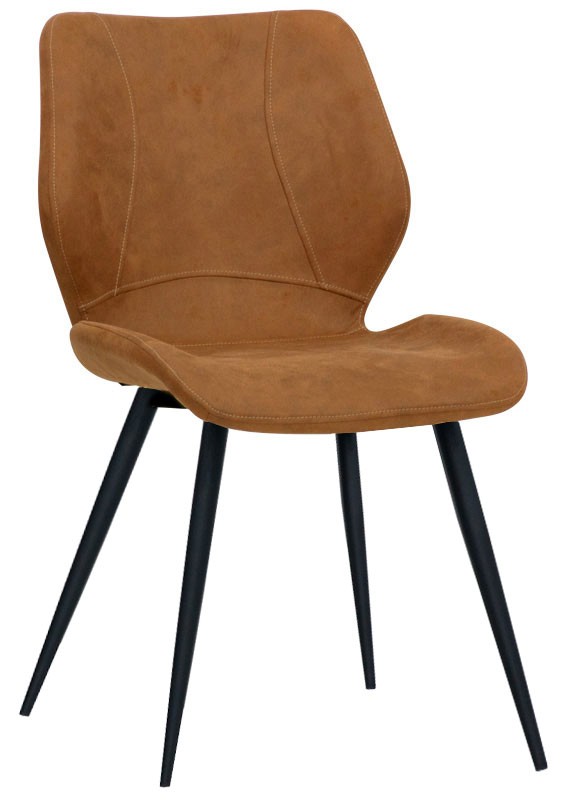 Sessel "JENNY", lackiertes Metall, mit Stoffbezug