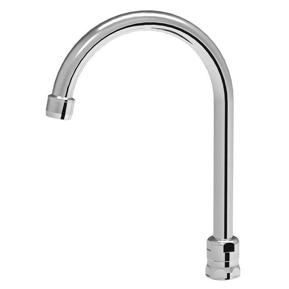 Wasserhahn/Mischbatterie mit P-förmigen und verstellbaren Schwenkauslauf