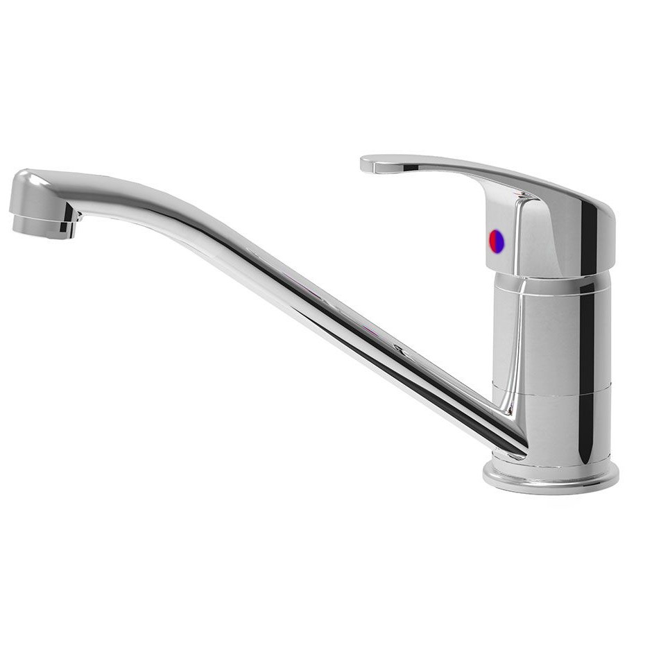 Einloch, Mischbatterie, Schwenkhahn, Einhebelmischer, kurzer Hebel