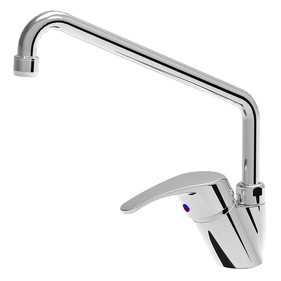 Einloch, Mischbatterie, Einhebelmischer, kurzer Hebel, Ø 18