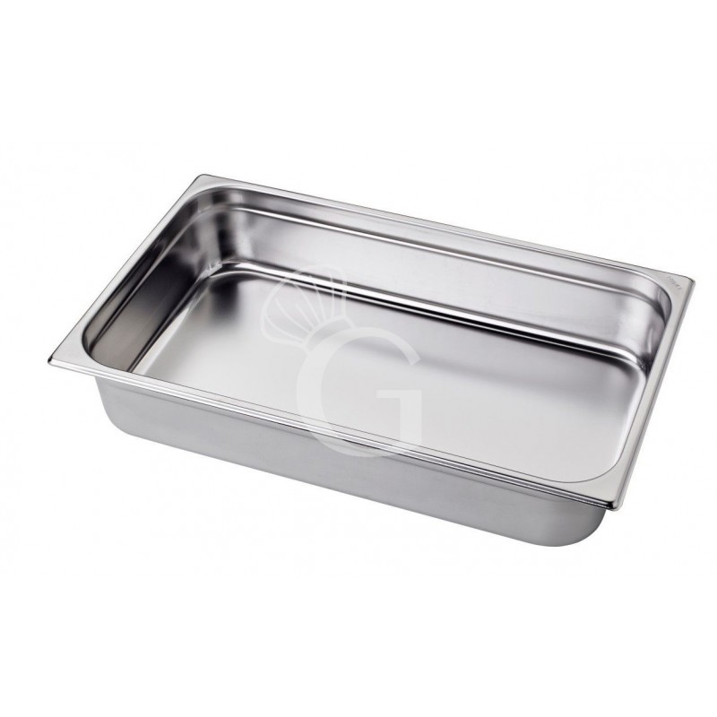 Schüssel aus Edelstahl GN1/1 B 530 mm x T 325 mm x H 100 mm 13,3 L