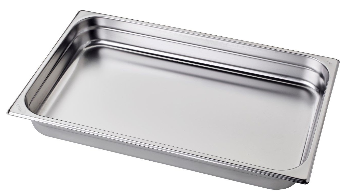 Schüssel aus Edelstahl GN1/1 B 530 mm x T 325 mm x H 65 mm 8,5 L