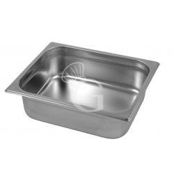 Schüssel aus Edelstahl GN1/2 B 325 mm x T 265 mm x H 100 mm 8 L