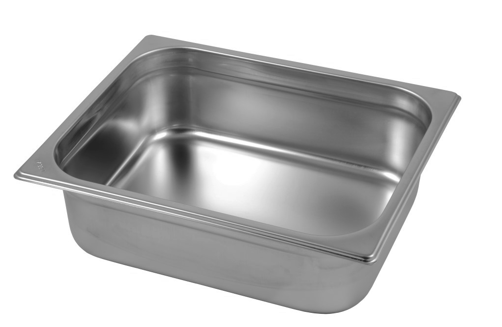 Schüssel aus Edelstahl GN1/2 B 325 mm x T 265 mm x H 100 mm 8 L