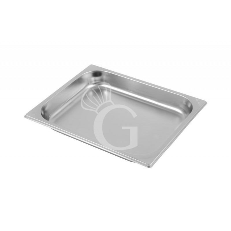 GN Behälter 1/2, Edelstahl, 2,5 Liter, B 325 mm x T 265 mm x H 40 mm