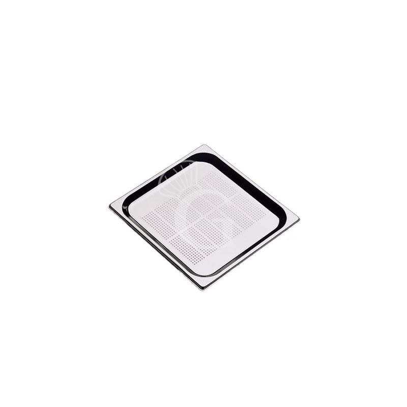 GN Behälter 2/3, perforiert, Edelstahl, 19,3 Liter, B 353 mm x T 325 mm x H 200 mm