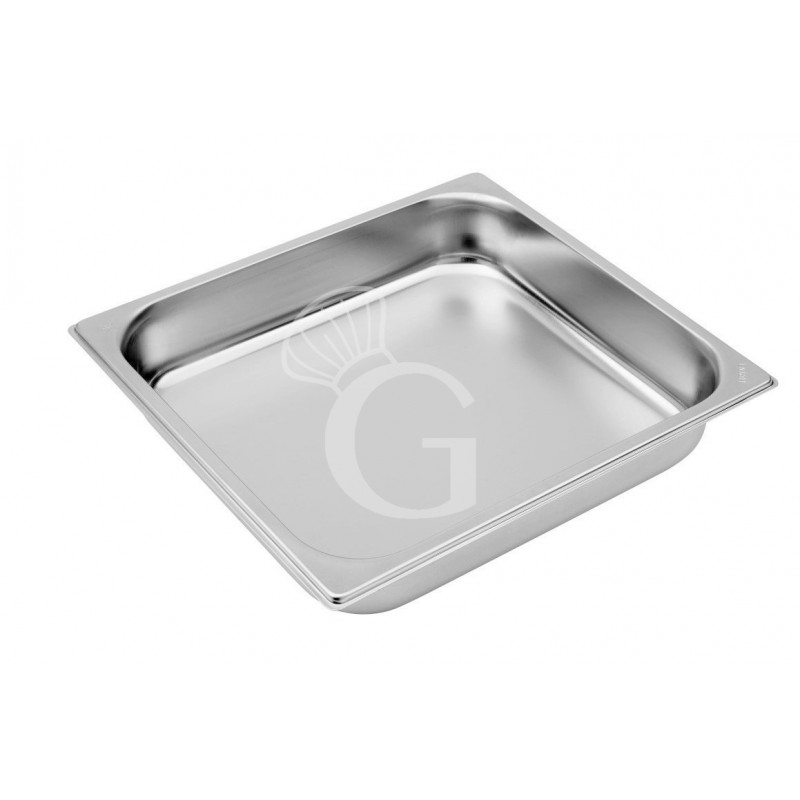 GN Behälter 2/3, Edelstahl, 5,5 Liter, B 353 mm x T 325 mm x H 65 mm