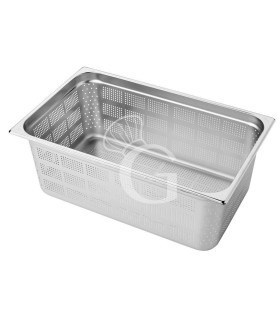 GN Behälter 1/1, perforiert, Edelstahl, 30 Liter, B 530 mm x T 325 mm x H 200 mm