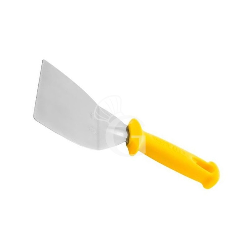 Pizzateigspachtel mit Knick, Edelstahl, 100 mm