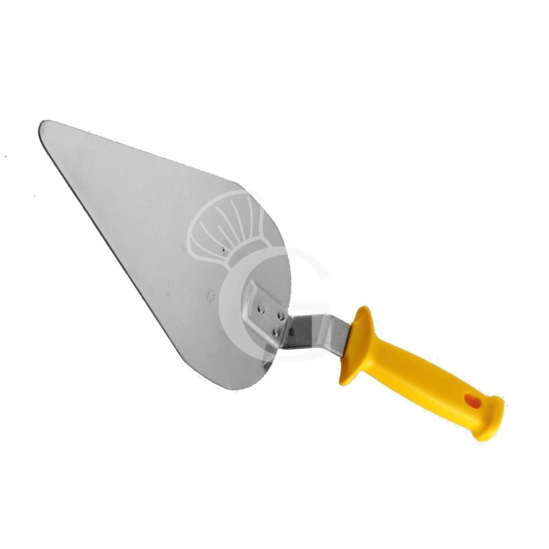 Pizzaheber, dreieckig, Edelstahl, Klinge 150x250 mm