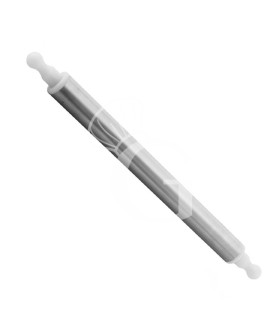 Teigroller aus Edelstahl – drehend – Durchmesser 5 cm – B 65 cm
