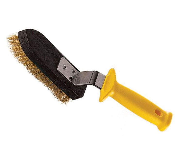 Messingbürste für Grillgitter und Platten, B 60 mm x T 280 mm x H 130