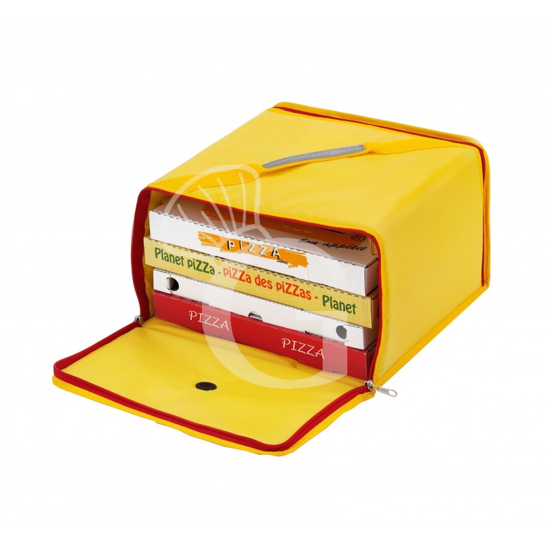 Pizza-Transporttasche, Thermotasche, PizzaBag, faltbar, Nylonstoff, B 1020 mm X T 420 mm X H 200 mm
