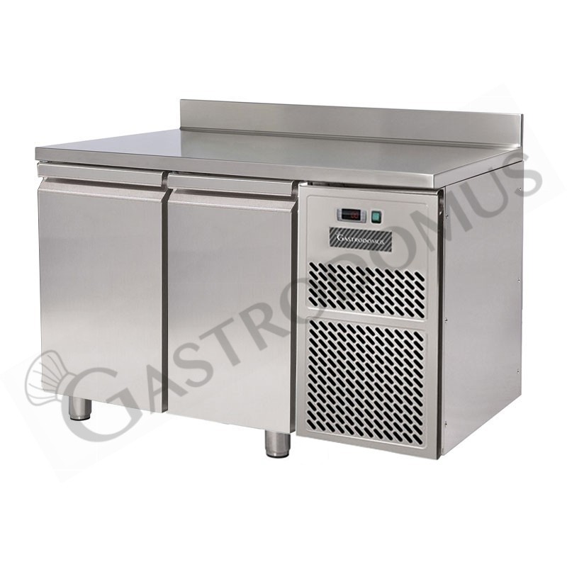 Tiefkühltisch, 2-türig, Aufkantung, T 700 mm, -18°C/-22°C , Energieklasse E