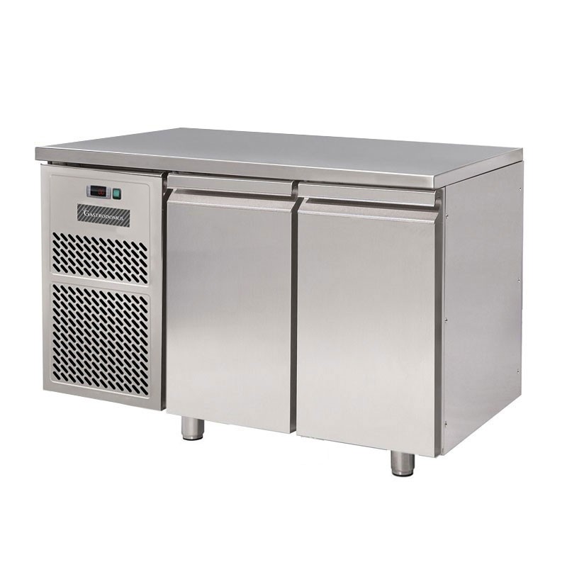 Tiefkühltisch, 2-türig, Tiefe 600 mm, -18°C/-22°C, Motor auf der linken Seite, Energieklasse G