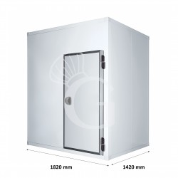 Kühlzelle, negativ, mit Fußboden, B 1820 mm x T 1420 mm x H 2220 mm