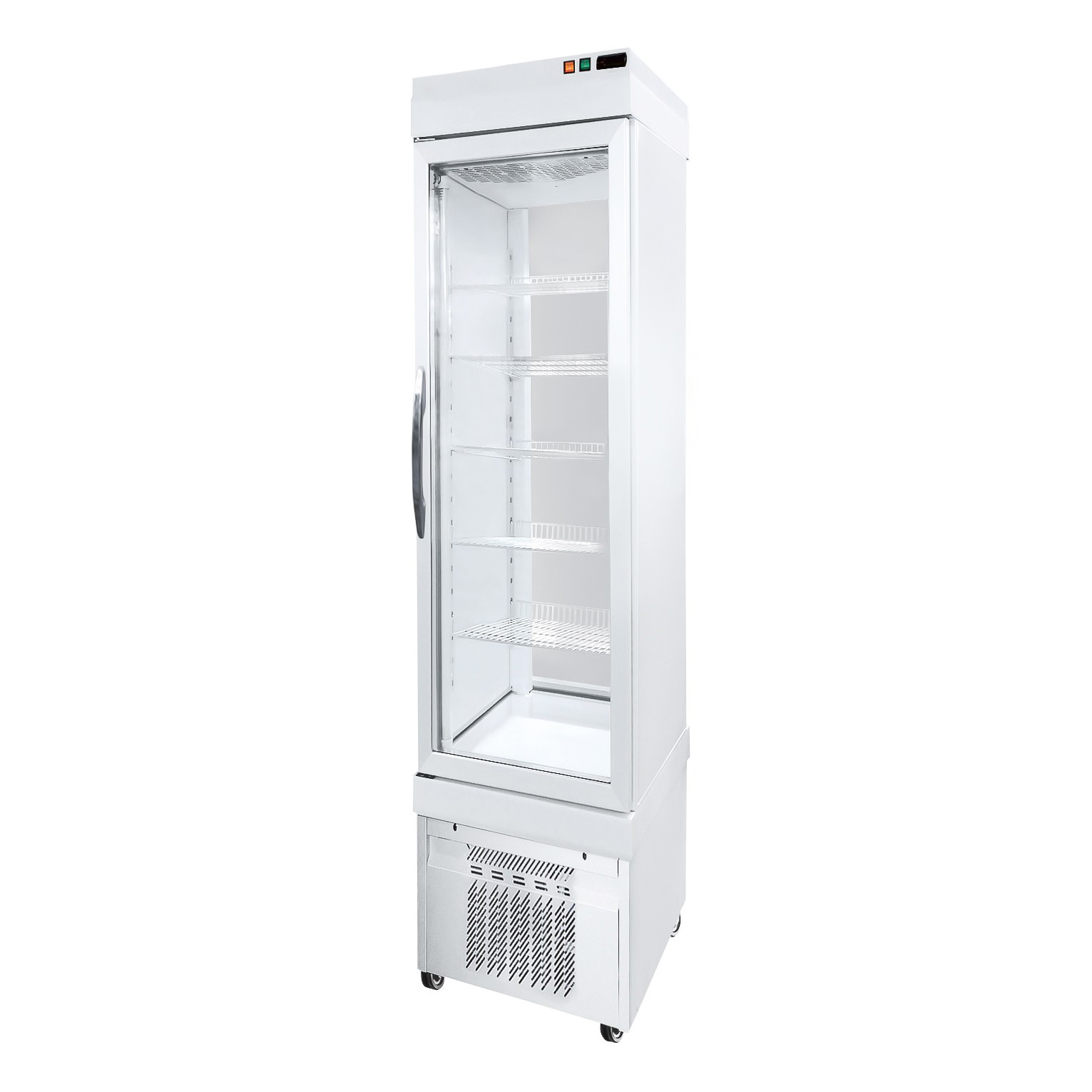 Kuchenvitrine, Umluftkühlung, 250 L, -25°C/+5°C, Glastür