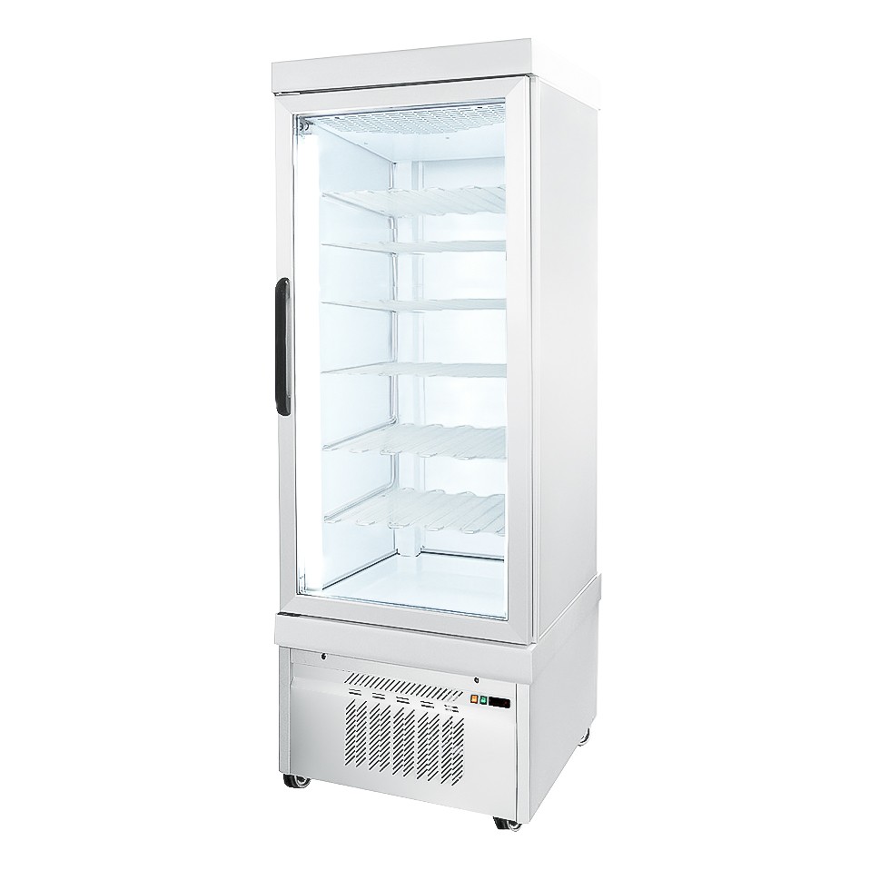 Kuchenvitrine, statisch, 400 L, -15°C/-25°C, Glastür