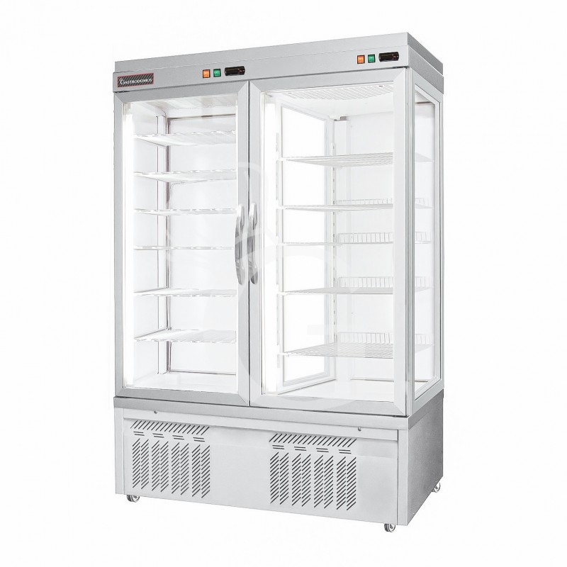 Kuchenvitrine, statisch, 2-türig, 810 L, -25°C/+5°C, Glastür